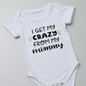 So cute onesie crazy mommy onesie